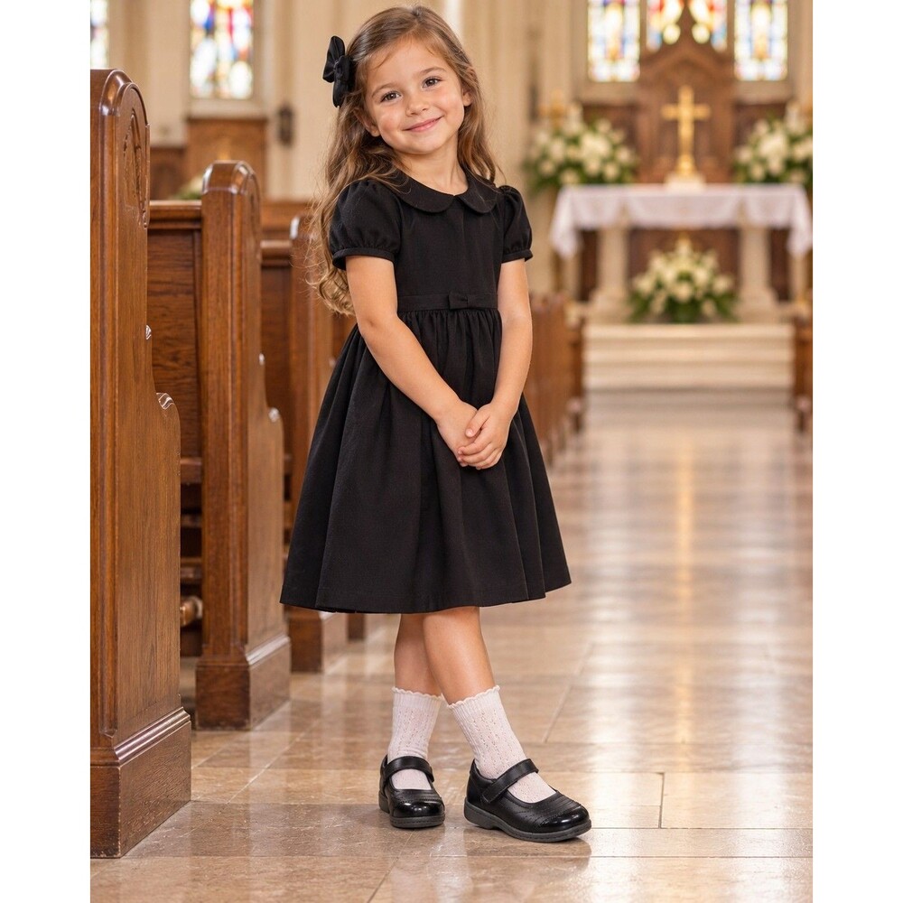 Kelly & Katie Francis Girls Black Mary Jane Shoes Size 13M School Dress Shoes